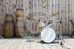 Jazz drum set