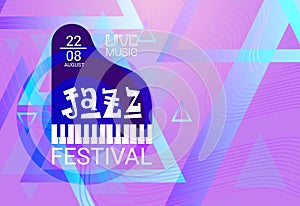 Jazz Festival Live Music Concert Poster Advertisement Banner