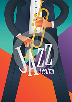 Jazz festival poster design