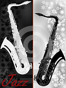 Jazz music festival, poster background template