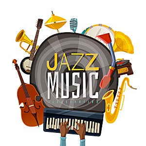 Jazz Music Illustration photo