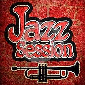 Jazz session grunge