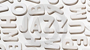 Jazz word by white moulded letters photo