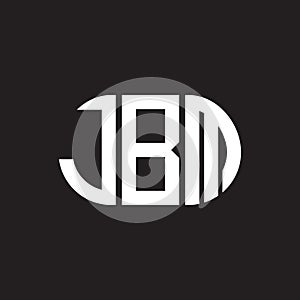 JBM letter logo design on black background. JBM creative initials letter logo concept. JBM letter design