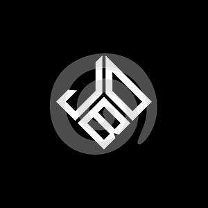 JBO letter logo design on black background. JBO creative initials letter logo concept. JBO letter design