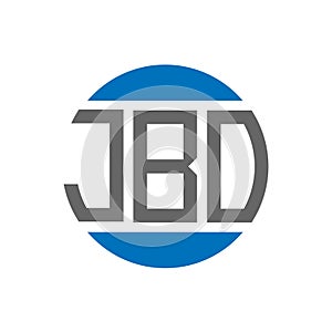 JBO letter logo design on white background. JBO creative initials circle logo concept. JBO letter design