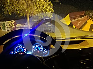 JCar night look tree bored