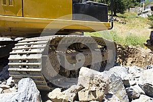 JCB Digger tracks