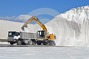 JCB Digging Salt-Catapillar Digger Construction Plant