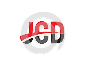 JCD Letter Initial Logo Design Vector Illustration
