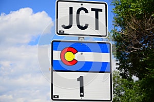 JCT with Colorado state highway 1