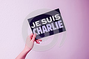 Je Suis Charlie in French language