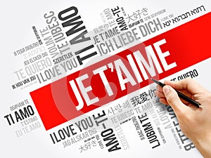 Je tâ€™aime I Love You in French