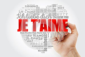 Je tâ€™aime I Love You in French love heart