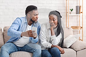 Jealous Boyfriend Showing His Cheating Girlfriend Her Phone, Demanding Explanation