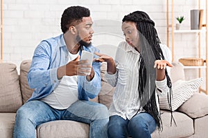 Jealous Boyfriend Showing His Cheating Girlfriend Her Phone, Demanding Explanation