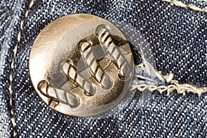 A jean button