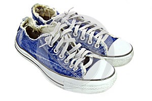 Jean canvas shoes