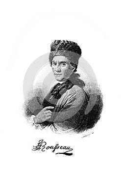 Jean-Jacques Rousseau, was a Genevan philosopher in the old book Biographies of famous composers by A. Ilinskiy, Moscow, 1904