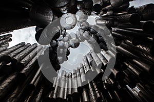 Jean Sibelius monument.