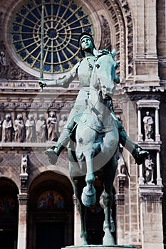 Jeanne d'Arc statue, Paris France