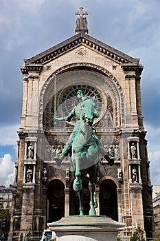 Jeanne d'Arc statue, Paris France