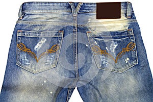 Jeans are beautifully detailed