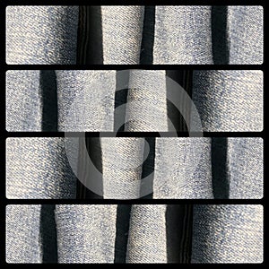 Jeans Collage Art wallpaper or background or stylish Greeting card