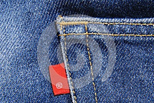 Jeans denim cotton material