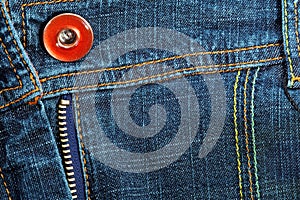 Jeans fabric and pocket