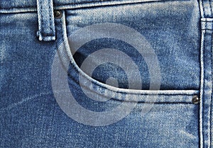 Jeans front pocket