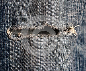 Jeans hole