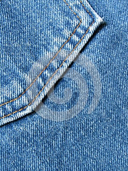 Jeans pocket photo