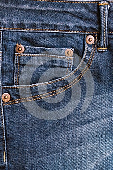 Jeans pocket.