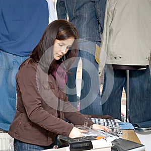 Jeans shop woman