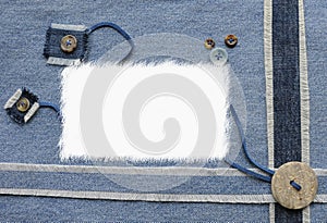 Jeans style scrapbook