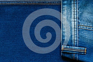 Jeans texture with stitch.