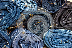 Jeans trousers stack