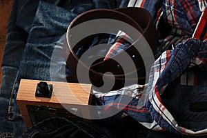 Jeanswear rustic style