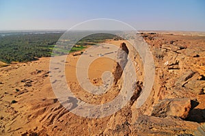 Jebel Barkal - a holy mountain located in Karima town in Sudan photo