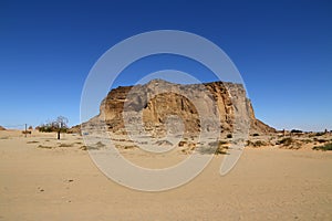 Jebel Barkal is sacred mountain in Sudan, Africa