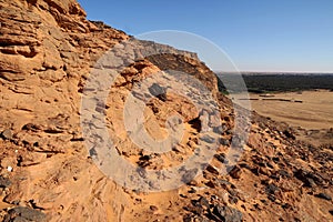 Jebel Barkal is sacred mountain in Sudan, Africa