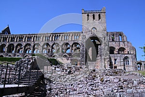 Jedburgh Abbey in Jedburgh Scotland.