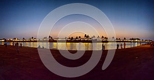 Jeddah Corniche After sunset