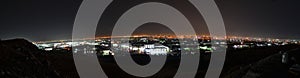 Jeddah at night panorama