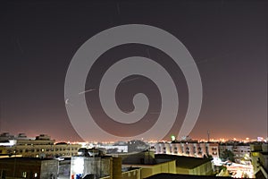 Jeddah at night the stars fall