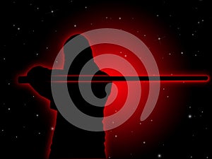 Jedi with Light Saber #2