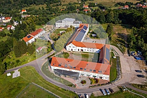 Jedlinka Palace and Hotel - aerial photo