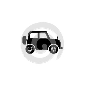 jeep car icon isolated white background