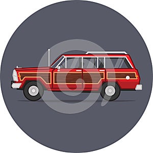 Jeep Grand Wagoneer illustration